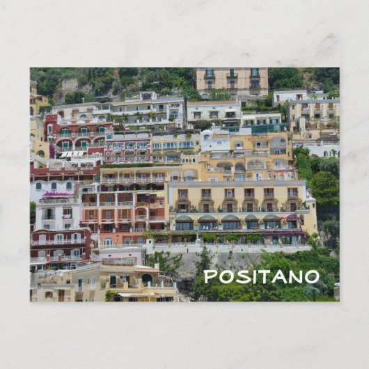 Positano, Italië Briefkaart (Voorkant)