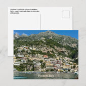 Positano, Italië Design Briefkaart (Voorkant / Achterkant)