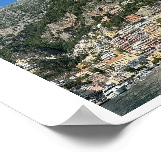 Positano, Italië Design Poster (Hoek)