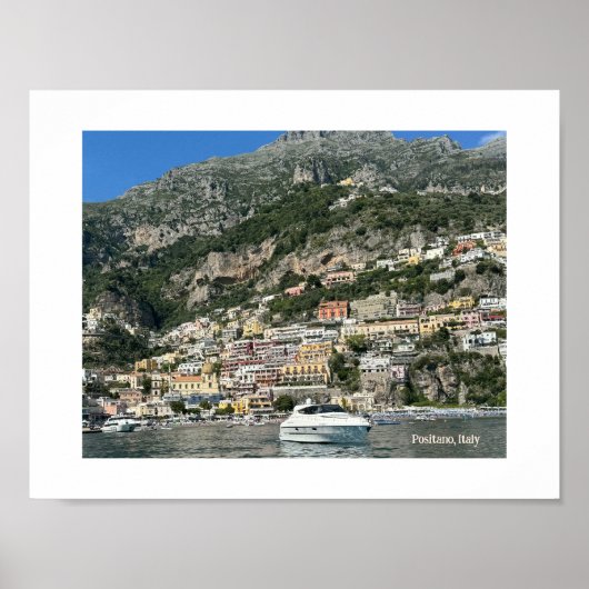 Positano, Italië Design Poster (Voorkant)