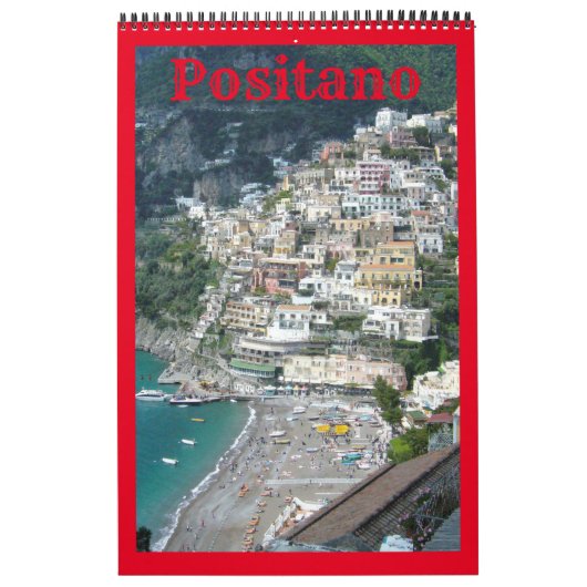 Positano - Italië - Europa - Kalender (Hoes)