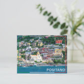 Positano - Italië Feestdagenkaart (Staand voorkant)