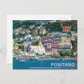 Positano - Italië Feestdagenkaart (Voorkant / Achterkant)