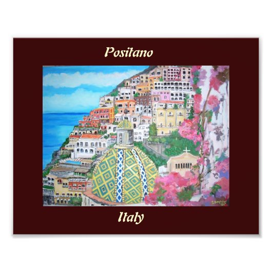 Positano, Italië - Foto afdrukken (Voorkant)