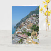 Positano, Italië Kaart (Gele Bloem)