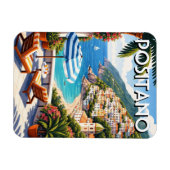 Positano Italië Magneet (Horizontaal)
