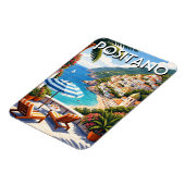 Positano Italië Magneet (Linkerzijde)