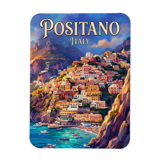 Positano Italië Magneet (Verticaal)