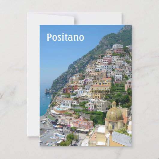 Positano, Italië Magnetische Uitnodiging (Voorkant)