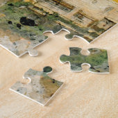 positano italië - mediterrane waterverf legpuzzel (Zijkant)