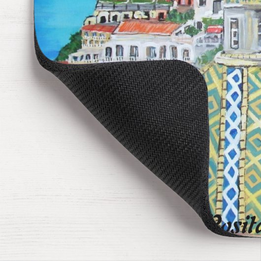 Positano, Italië - Mousepad Muismat (Hoek)