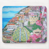 Positano, Italië - Mousepad Muismat (Voorkant)