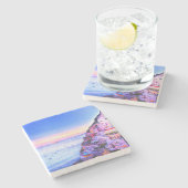 Positano, Italië Onderzetter zonnesteen (Zijkant)