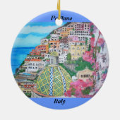Positano, Italië Ornament (Achterkant)