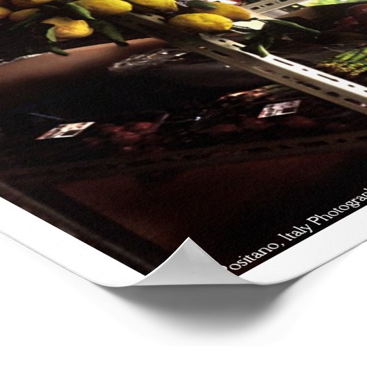 Positano, Italië Poster (Hoek)