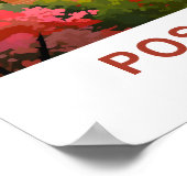Positano Italië Reisprint Poster (Hoek)