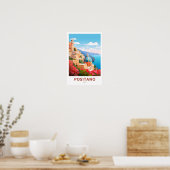 Positano Italië Reisprint Poster (Keuken)