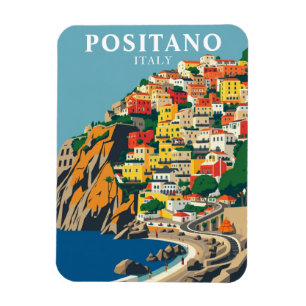  Positano Italië Reissouvenir Magneet