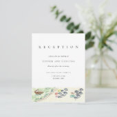 Positano Italië Reizen Bruiloft Receptie Enclosure Kaart (Staand voorkant)