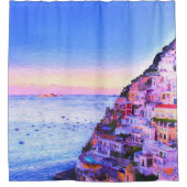 Positano, Italië Shower Curtain Douchegordijn (Voorkant)