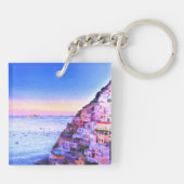 Positano, Italië Sleutelhanger (Achterkant)