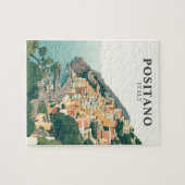 Positano, Italië Stad Vintage Legpuzzel (Horizontaal)