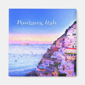 Positano, Italië Sunset Magnet (Voorkant)