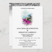 *~* POSITANO Italy AR20 PHOTO RSVP Wedding Kaart (Voorkant / Achterkant)