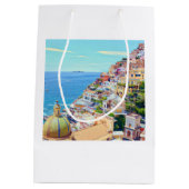 Positano Italy Gift Bag Medium Cadeauzakje (Achterkant)