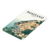 Positano, Italy Town Vintage  Magneet (Linkerzijde)