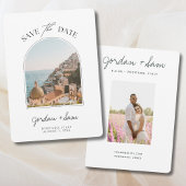 Positano Italy Wedding Save the Date Kaart