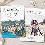 Positano Italy Wedding Save the Date Kaart