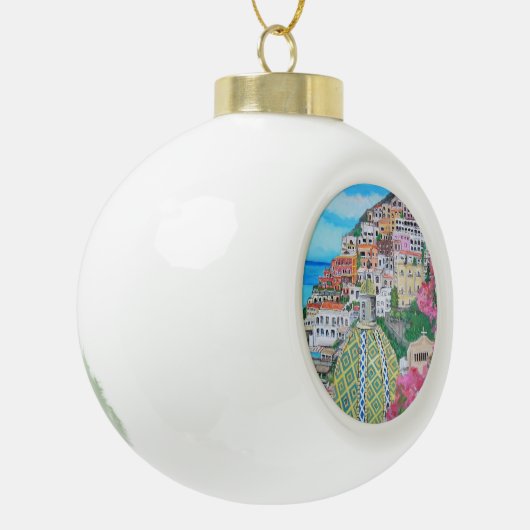 Positano - Keramisch balksiermiddel Keramische Bal Ornament (Links)