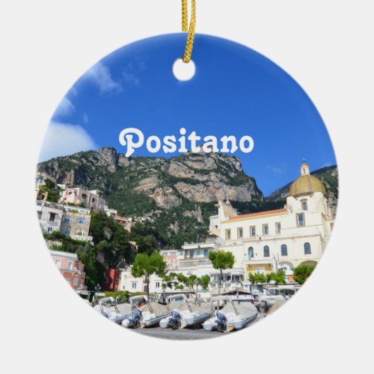 Positano Keramisch Ornament (Voorkant)