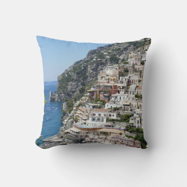 Positano, kust van Amalfi Italië Kussen (Voorkant)