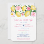 Positano Lemons Blue Tegels Weddenschap Alleen maa Kaart (Voorkant)