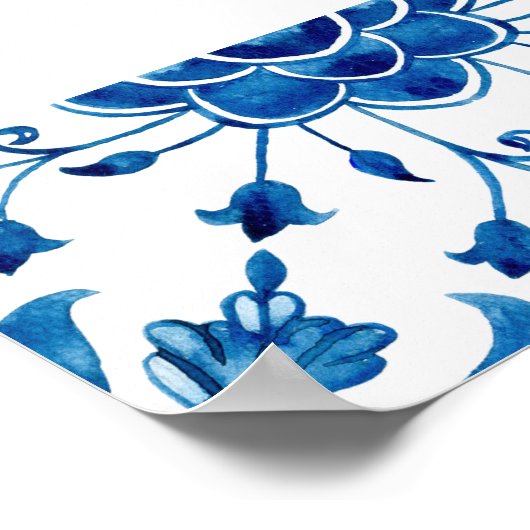 Positano Mediterranean Italy Tegel Lemon Welcome Poster (Hoek)