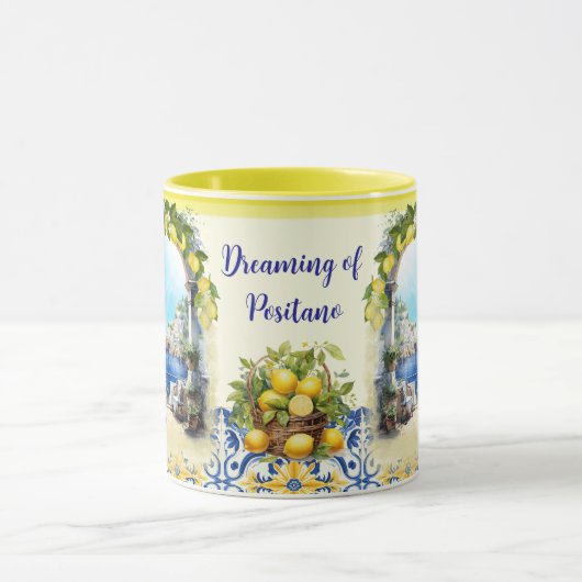 Positano Mok Dromen van Positano Lemons Amalfi (Midden)