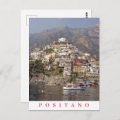 Positano panoramisch uitzicht briefkaart (Voorkant / Achterkant)