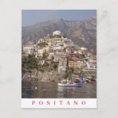 Positano panoramisch uitzicht briefkaart (Voorkant)