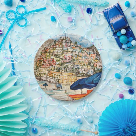 Positano Papieren Bordje (Feest)