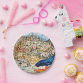 Positano Papieren Bordje (Feest)