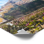 Positano - pittoreske Italiaanse kustplaats Foto Poster (Hoek)