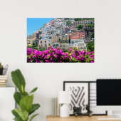 Positano-Poster Poster (Thuiskantoor)