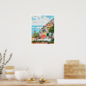 Positano-Poster Poster (Keuken)