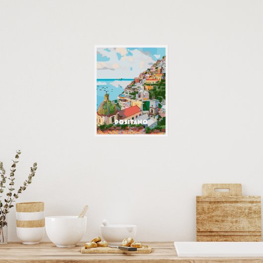 Positano-Poster Poster (Keuken)