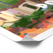 Positano-Poster Poster (Hoek)