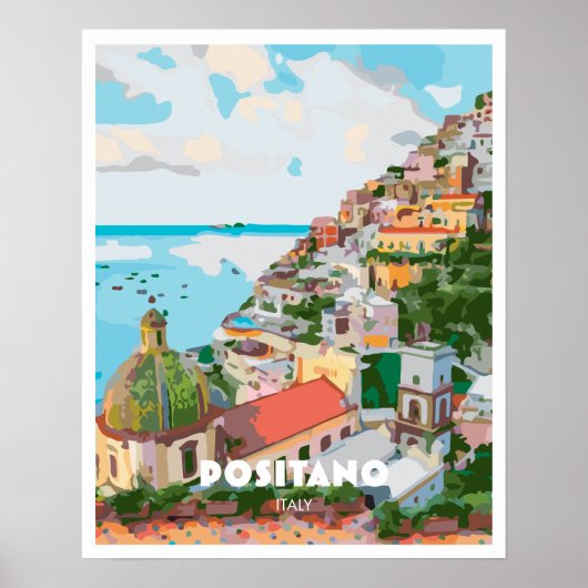 Positano-Poster Poster (Voorkant)