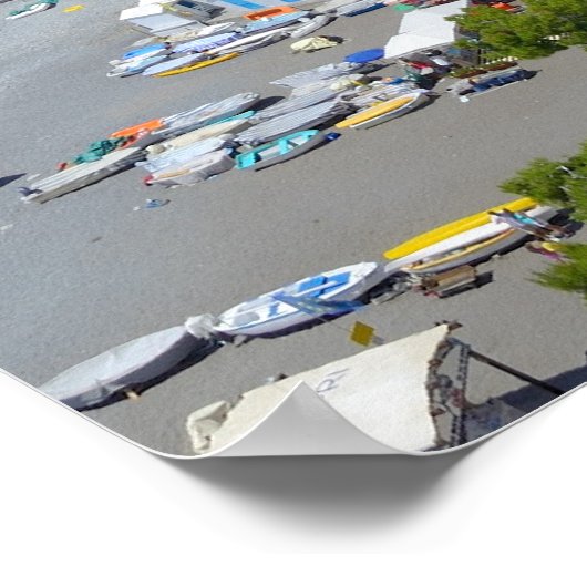 Positano-Poster Poster (Hoek)