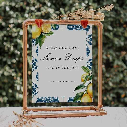 Positano raden hoeveel citroen Vrijgezellenfeest t Poster